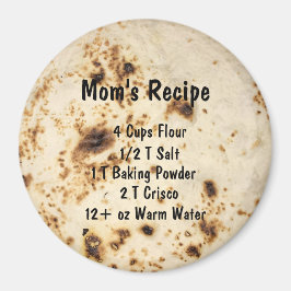 Magnet Recipe Tortilla Homemade