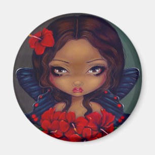 Magnet "Red Hibiskus Fairy"