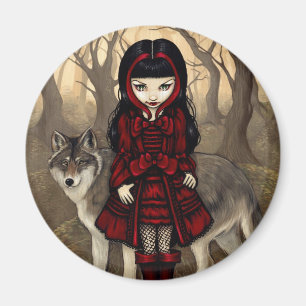 Magnet "Red Riding Hood in Herbst"
