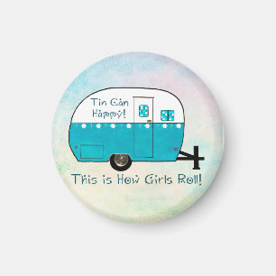 MAGNET   Retro Camper