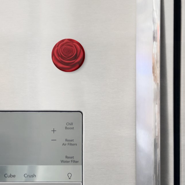 Magnet - Rote Rosenblüte (In Situ (Kühlschrank))