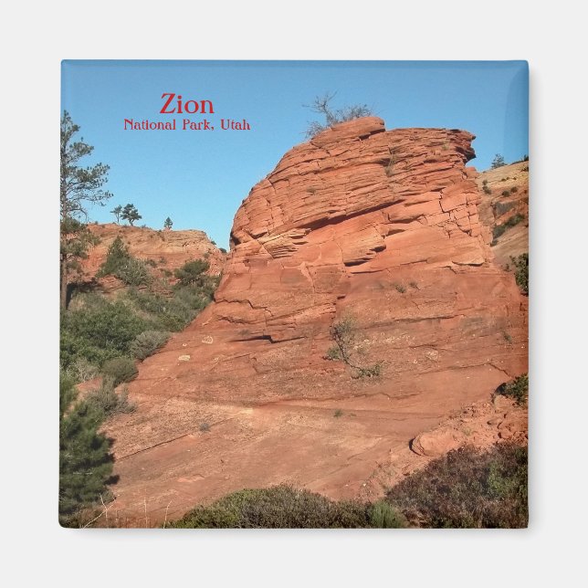 Magnet: Roter Felsen in Zion Magnet (Vorne)