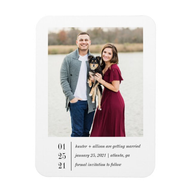 Magnet Save the Date (Vertikal)