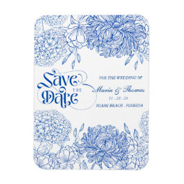 Magnet Save the Date. mediterraner Hochzeitsstil