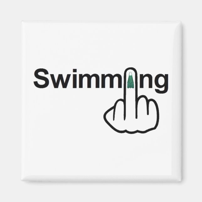 Magnet Schwimmen Gedreht (Vorne)