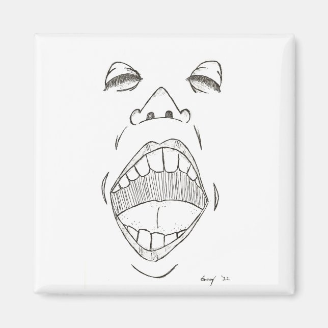 Magnet "Shout" (Vorne)