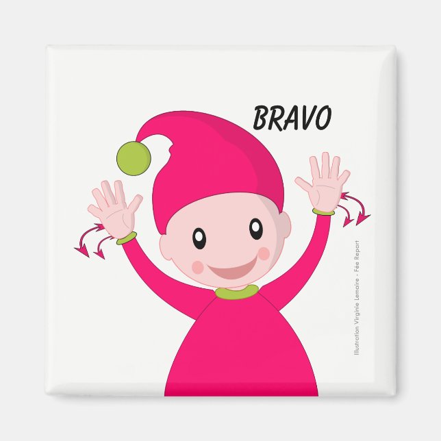 Magnet signe LSF bravo (Vorne)