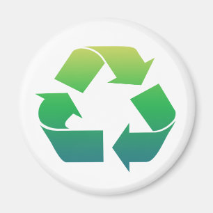 Magnet "Signieren von Pfeilen" gerecycelt