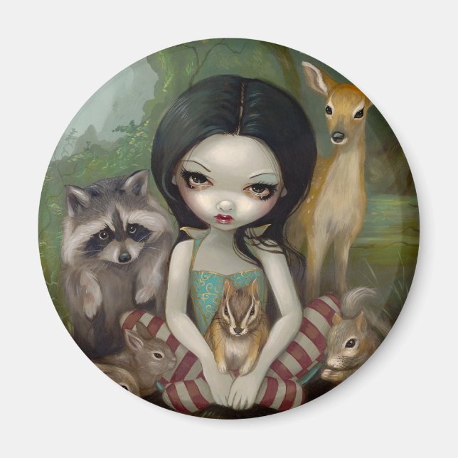Magnet "Snow White and Your Animal Friends" (Vorne)