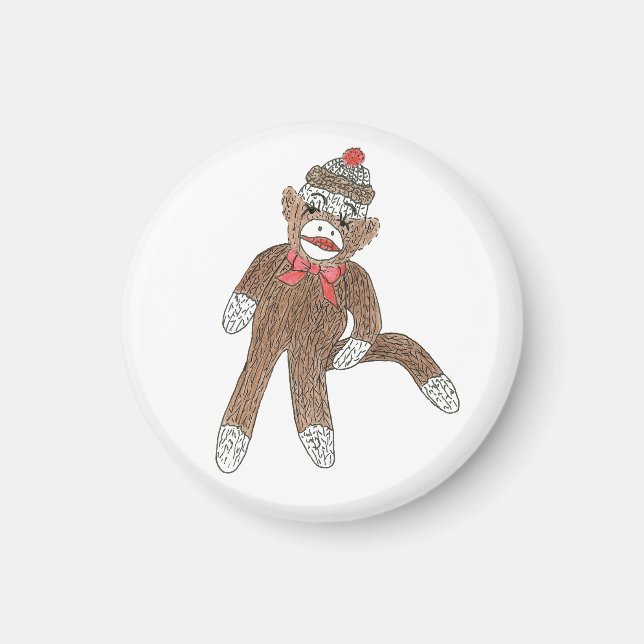 Magnet Sock Monkey (Vorne)