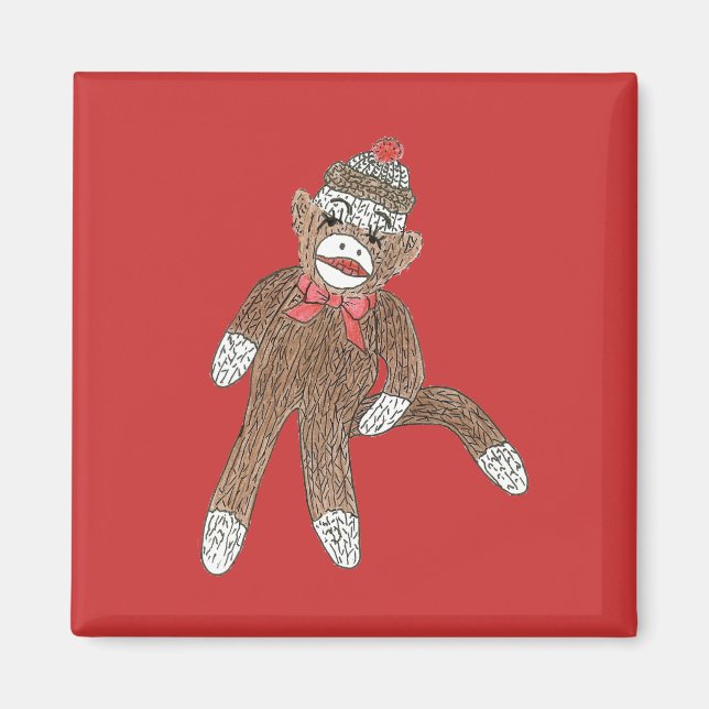 Magnet Sock Monkey (Vorne)