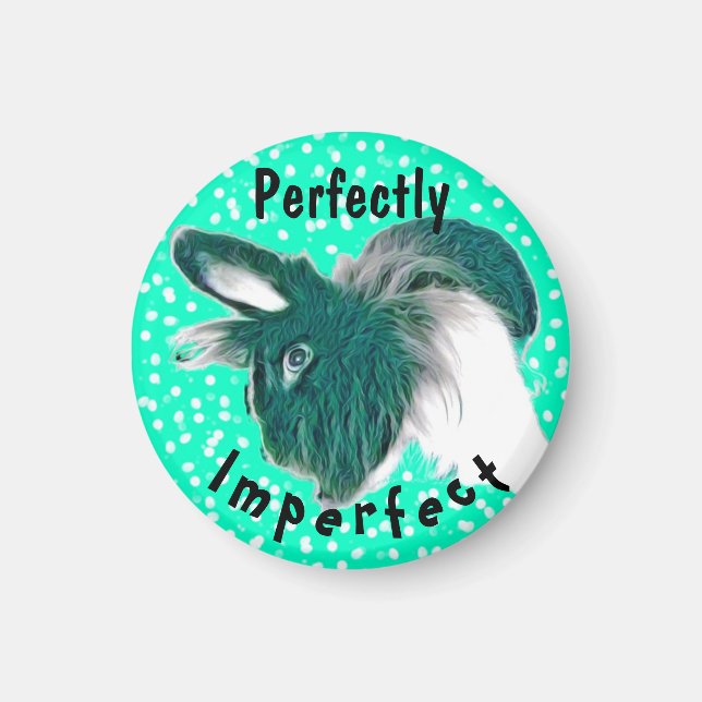 Magnet Spaß inspirierend Bunny (Vorne)