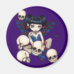 Magnet "Spinnen und Schädel"