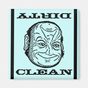 Magnet-Spülmaschinen-Mann verwandeln saubere Magnet