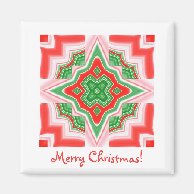 Magnet Square - Weihnachtsstern (Vorne)