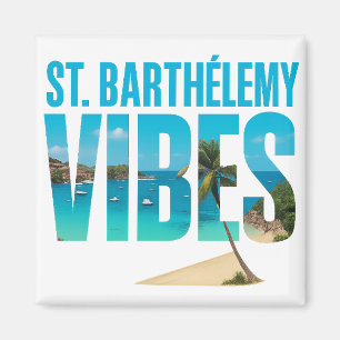 Magnet St. Barthélemy Vibes Tropisches Souvenir