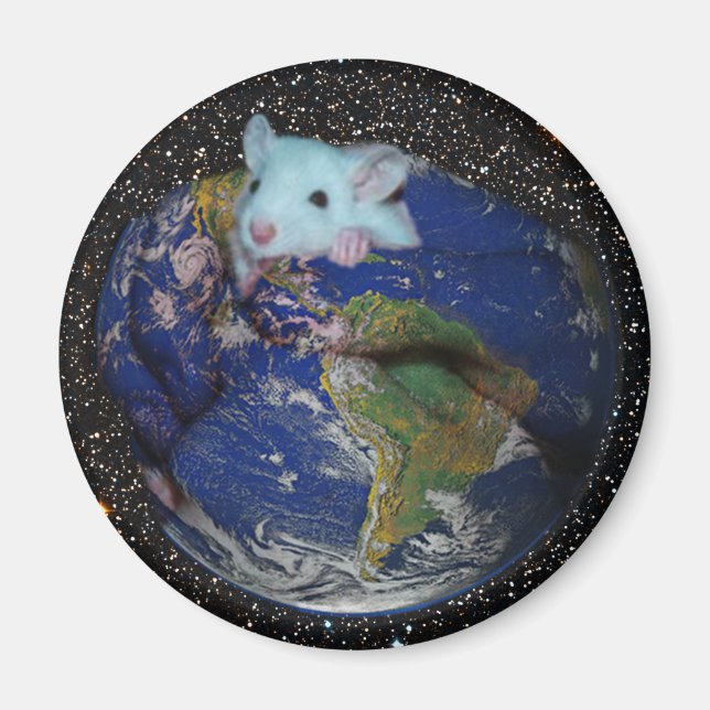 Magnet: Starry World Rat Magnet (Vorne)
