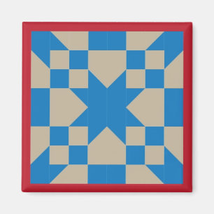 Magnet - Straße zum Oklahoma Quilt Square