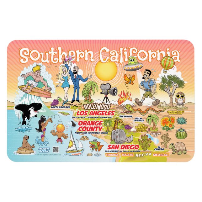 Magnet Südkalifornien (Horizontal)