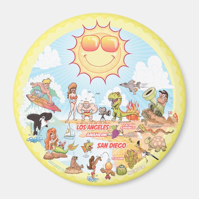 Magnet Südkalifornien (Vorne)