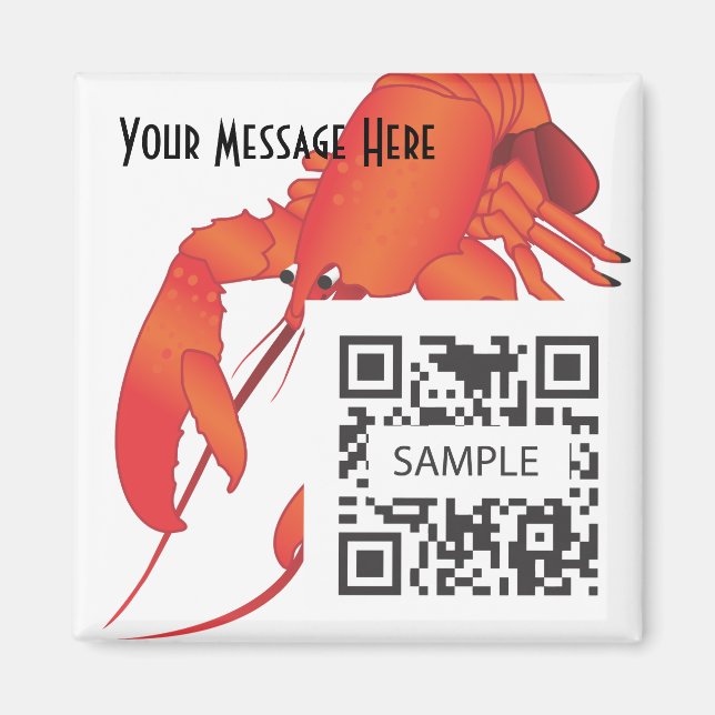 Magnet Template Lobster (Vorne)