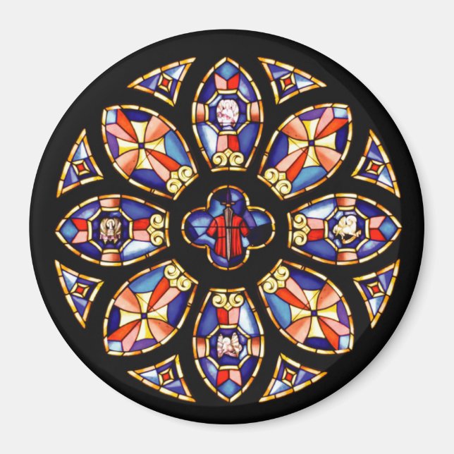 Magnet "The Rose Window" (Vorne)