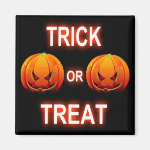 Magnet Trick oder Treat Pumpkins
