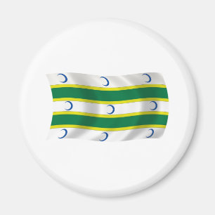 Magnet Turkmenische Flagge