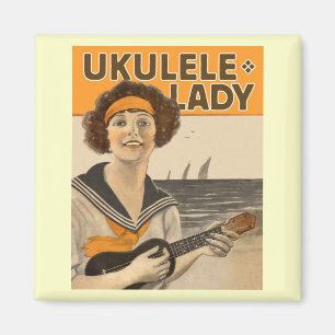 Magnet Ukulele-Damen-#2