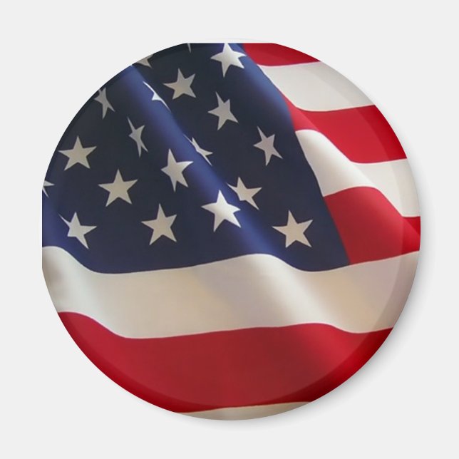 Magnet unter amerikanischer Flagge (Vorne)