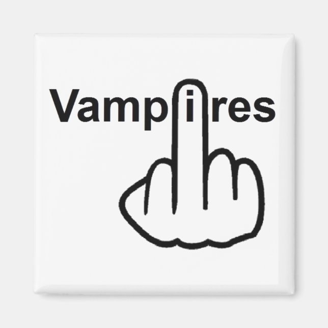 Magnet Vampires Gedreht (Vorne)