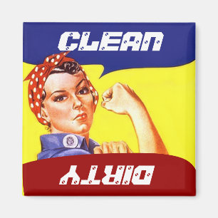 Magnet Vintager Rosie, den die