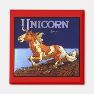 MAGNET ~ VINTAGES UNICORN-MARKENPRODUKTIONSKENNZEI