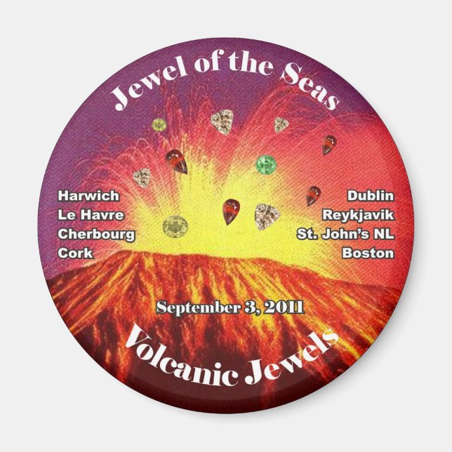 MAGNET VOLCANIC JEWELS (Vorne)