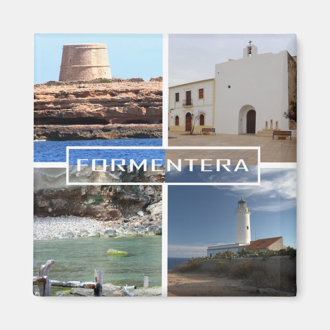 magnet von Formentera im Balearen (Vorne)