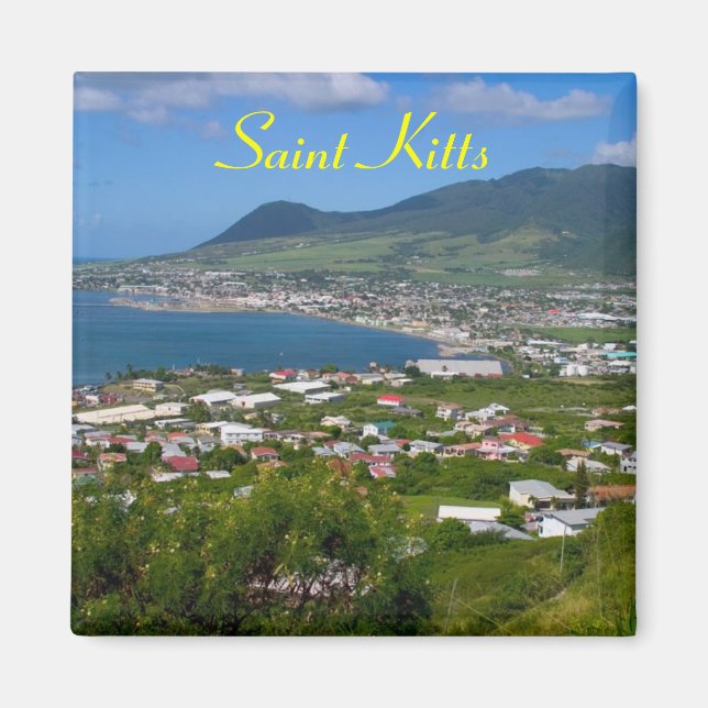 Magnet von Saint Kitts (Vorne)