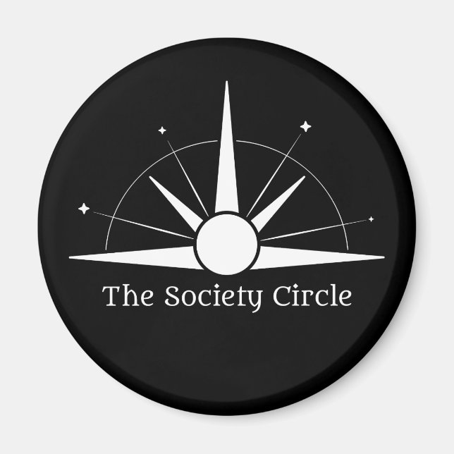 Magnet - Weißes Logo (Vorne)