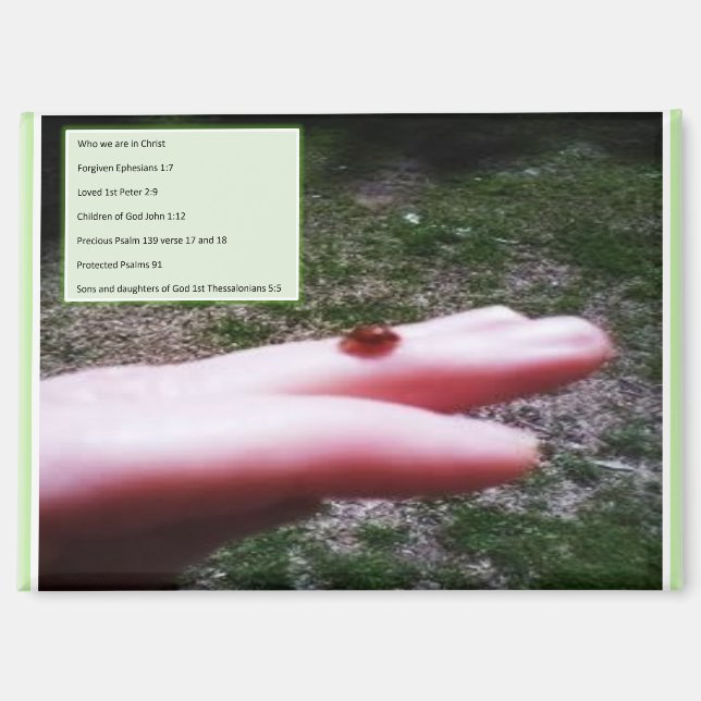 magnet -who we are in Christ (Vorderseite)