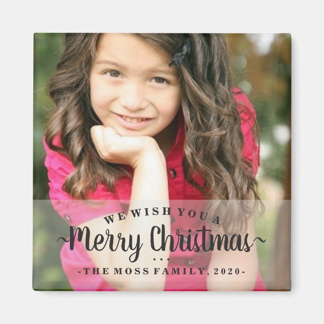 Magnet - Wir wünschen Ihnen frohe Weihnachten (Vorne)