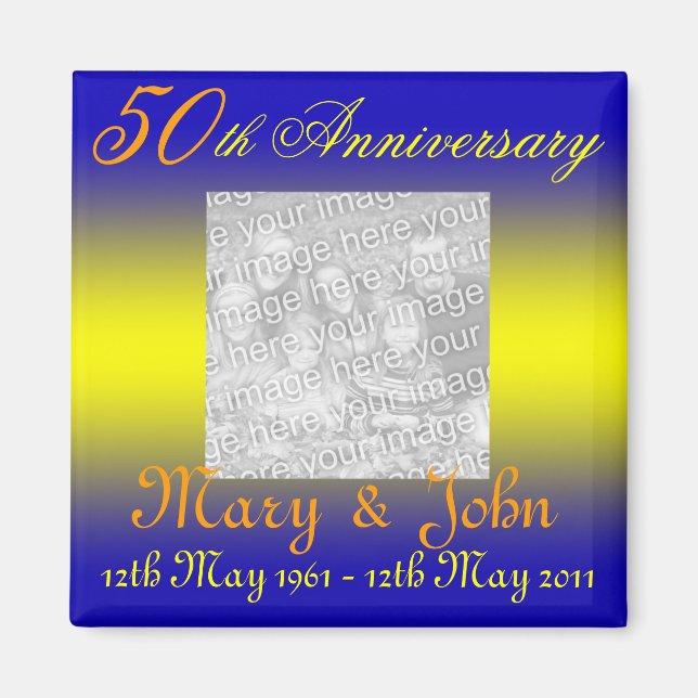 Magnet zum 50. Jahrestag (Vorne)