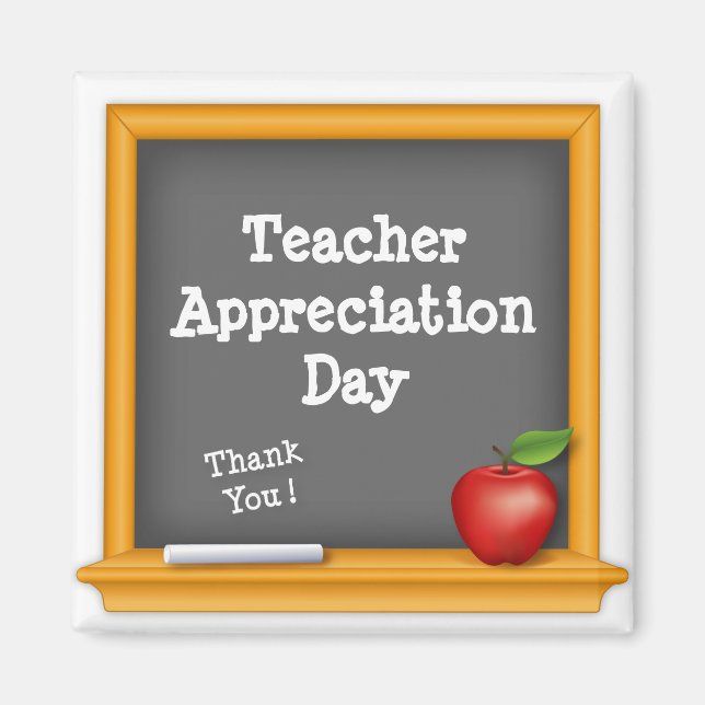 Magnetbrett für den Lehrertag Magnet (Vorne)