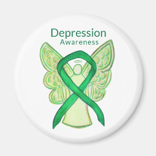 Magnete für den Engel-Engel "Depression Awareness"