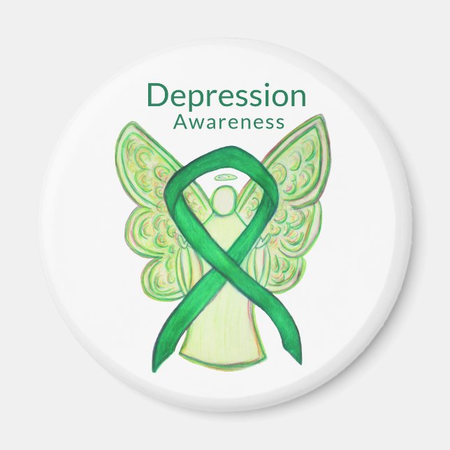 Magnete für den Engel-Engel "Depression Awareness" (Vorne)