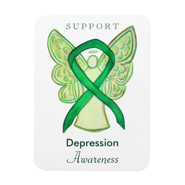 Magnete für depressionsbewusste Ribbon-Engel-Art (Vertikal)
