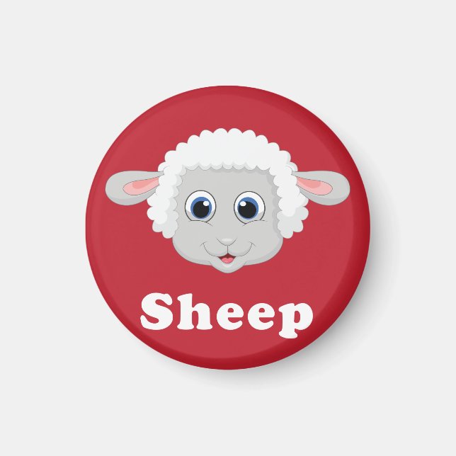 Magnete für Schafe aus Kühlschrank Zuhause (Vorne)