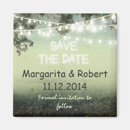 Magnete mit Save the Date-Zeichenketten