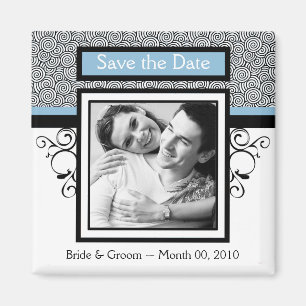 Magnete Save the Date für Fotos