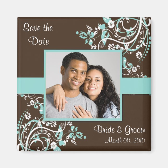 Magnete Save the Date für Fotos (Vorne)