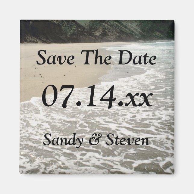 Magnete Save the Date für Fotos (Vorne)