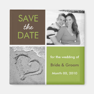 Magnete Save the Date für Fotos